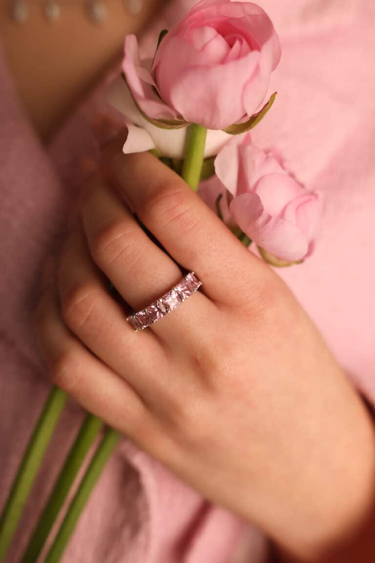 טבעת PINK דגם מרובע